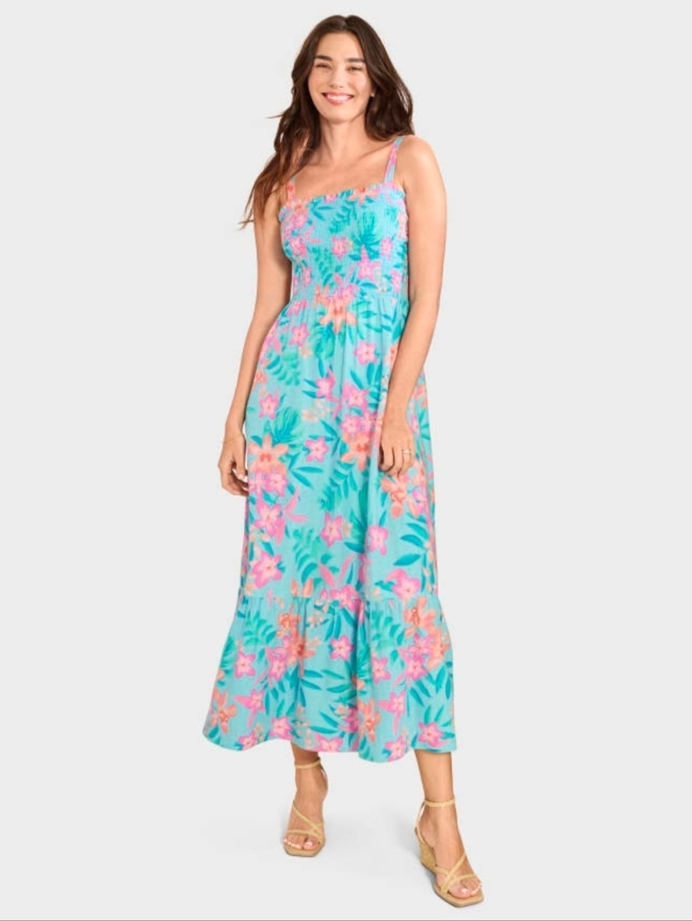 NWT The Children's Place TCP Tropical Hawaiian Women's Dress XXL